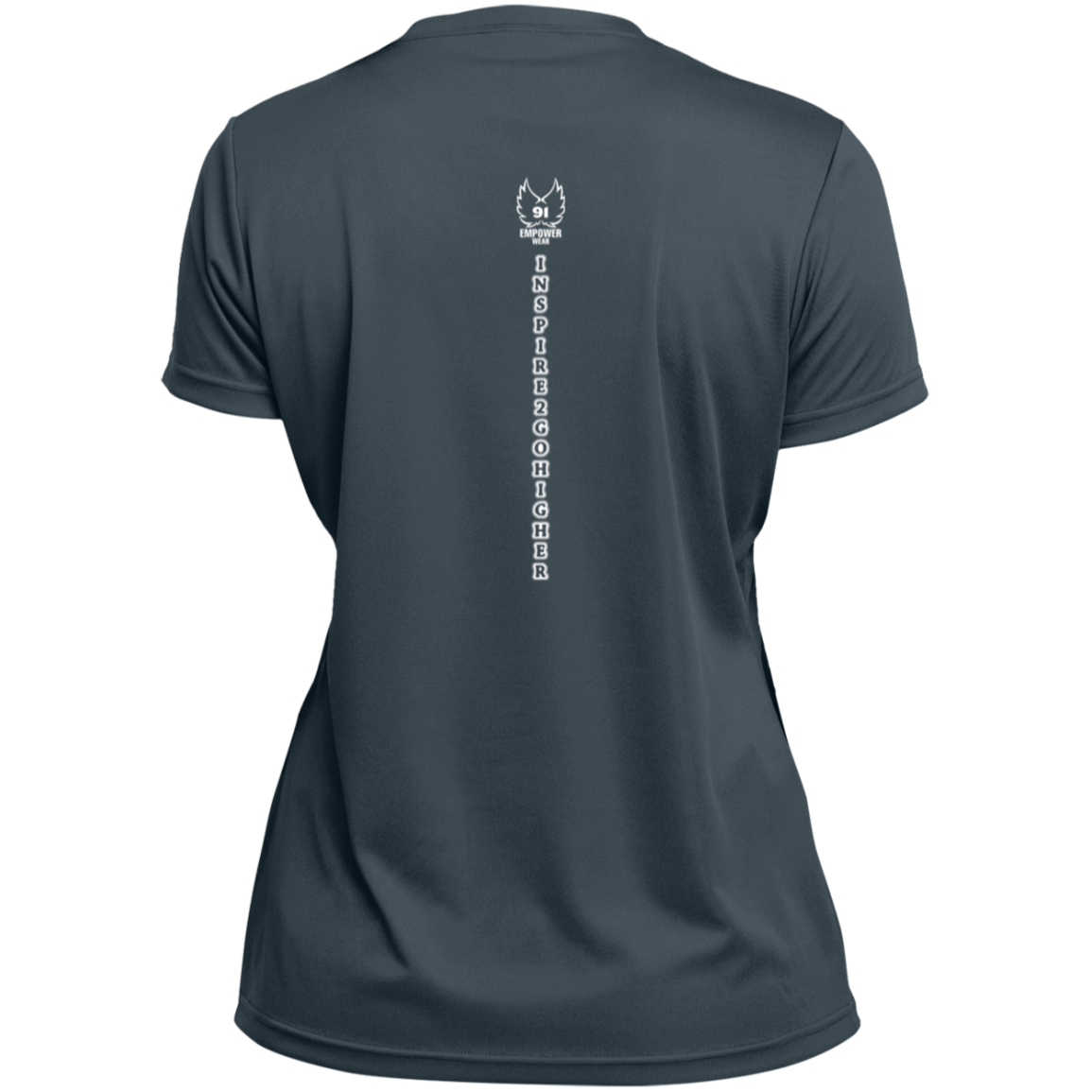 HUSTLE HOLY Moisture-Wicking V-Neck Tee