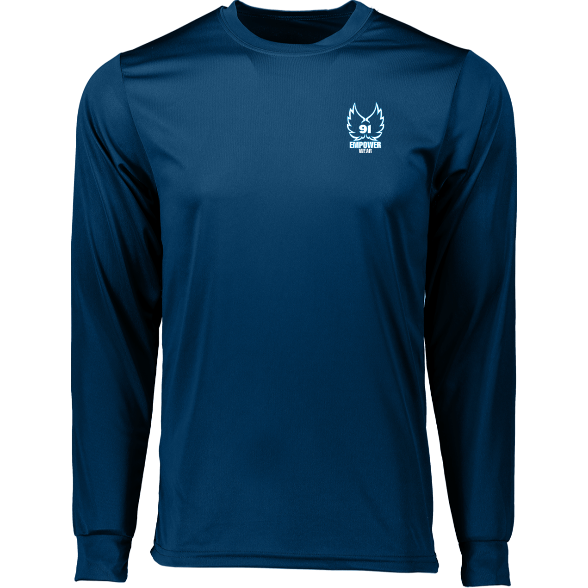 HUSTLE HOLY Long Sleeve Moisture-Wicking Tee