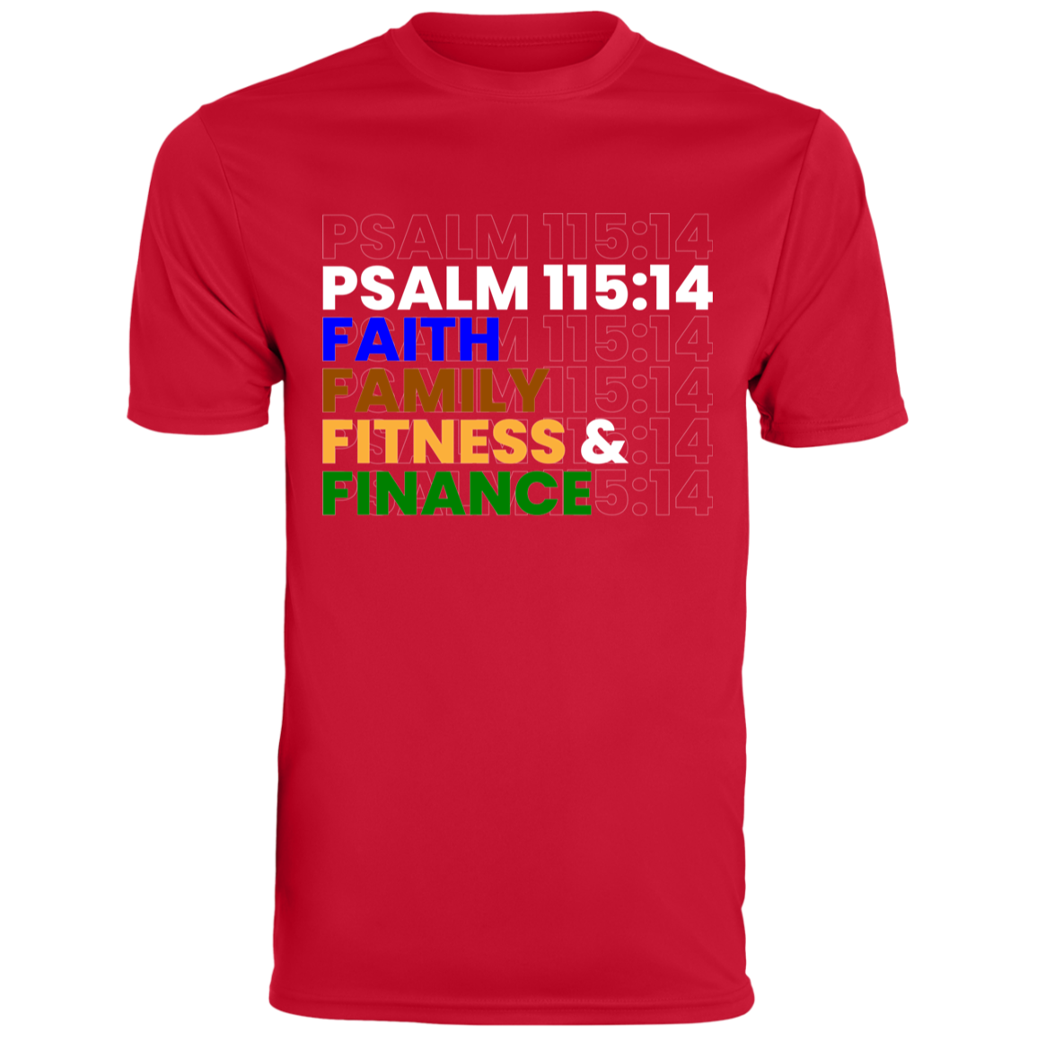 FAITH FAMILY FITNESS & FINANCE Moisture-Wicking Tee