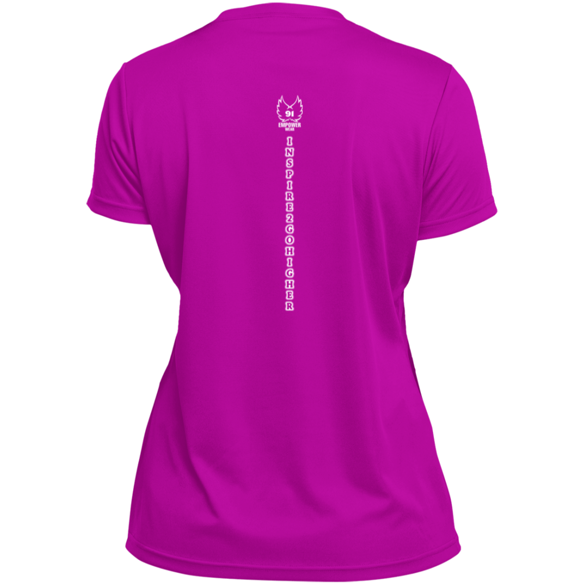 HUSTLE HOLY Moisture-Wicking V-Neck Tee