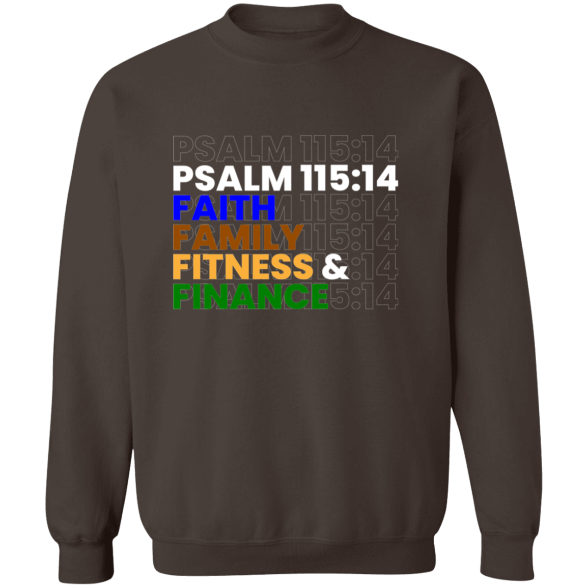 FAITH FAMILY FITNESS & FINANCE Pullover Sweatshirt