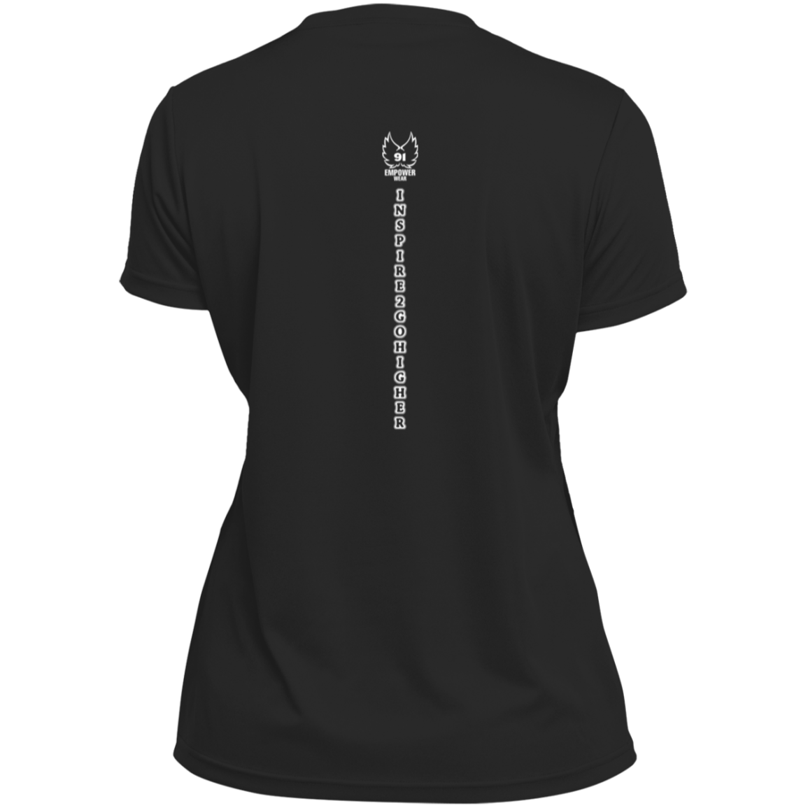 HUSTLE HOLY Moisture-Wicking V-Neck Tee