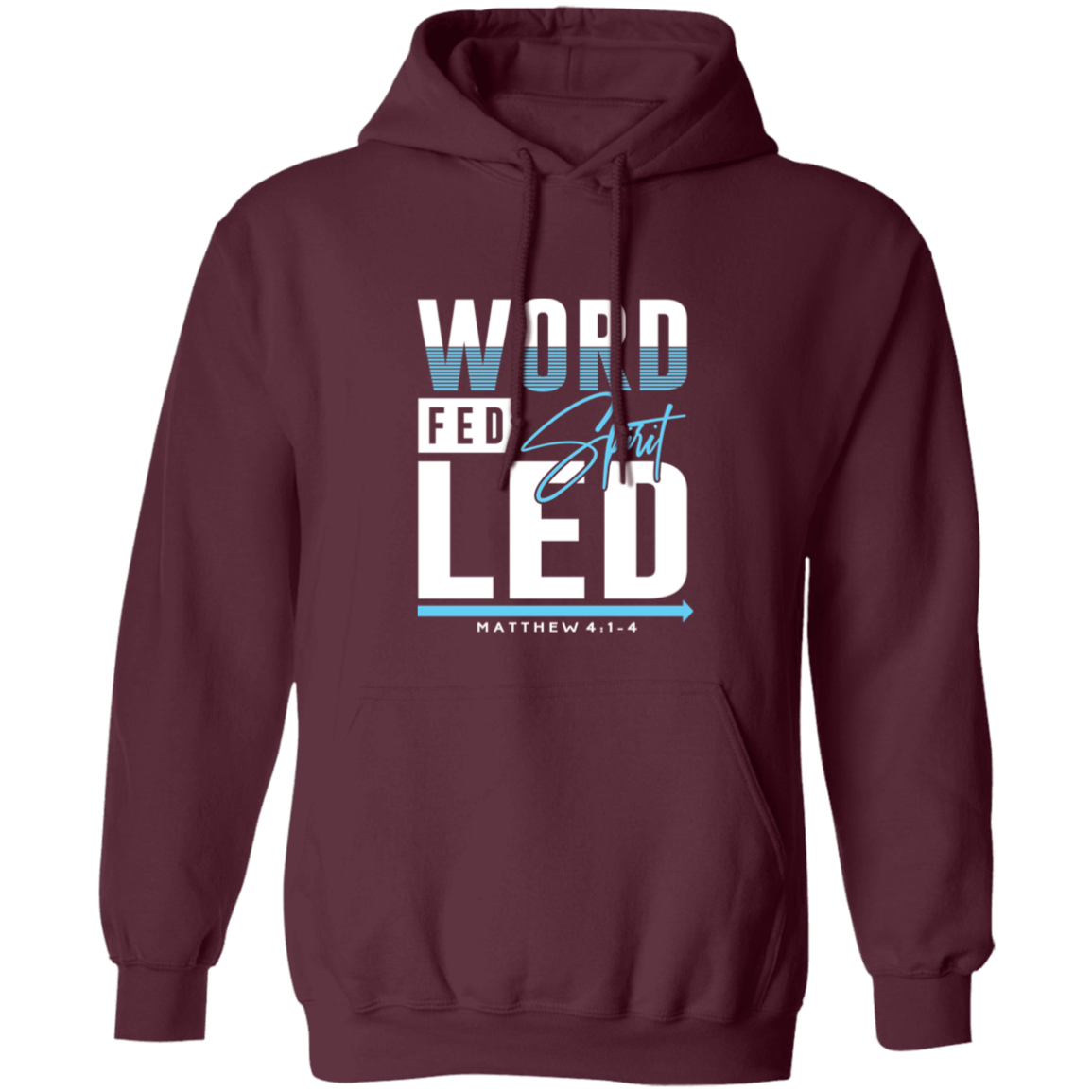 WORD FED SPIRIT LED Adult Hoodie