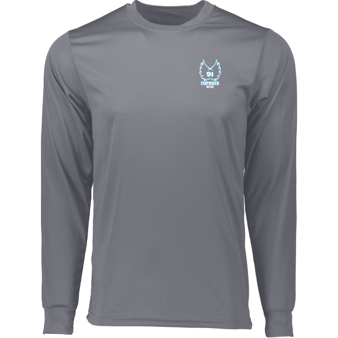 HUSTLE HOLY Long Sleeve Moisture-Wicking Tee
