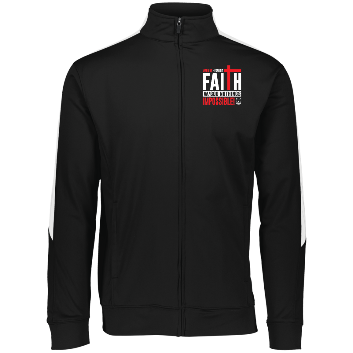 EXPLICIT FAITH Colorblock Full Zip