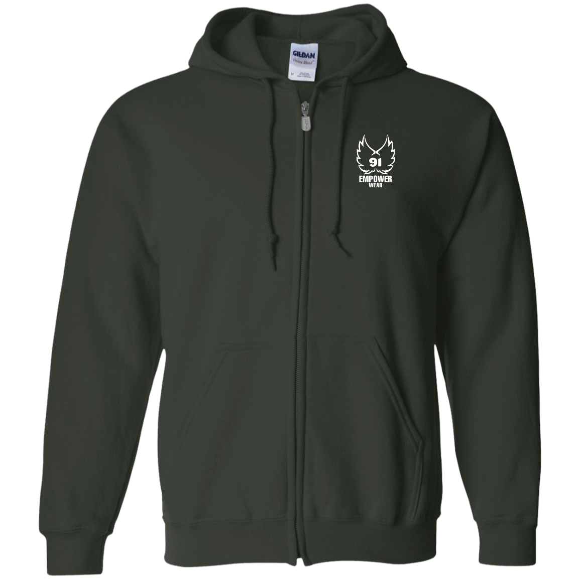 FAITH IT TILL YOU MAKE IT Zip Up Hooded Sweatshirt