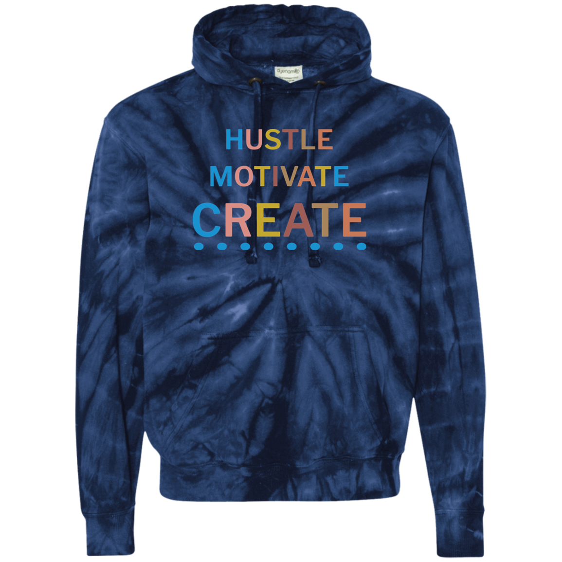 HMC Unisex Tie-Dyed Pullover Hoodie