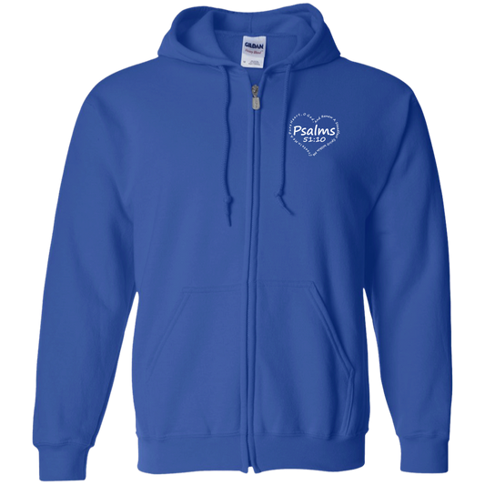 BLESSED WITH A DOPE HEART Zip Up Hooded Sweatshirt