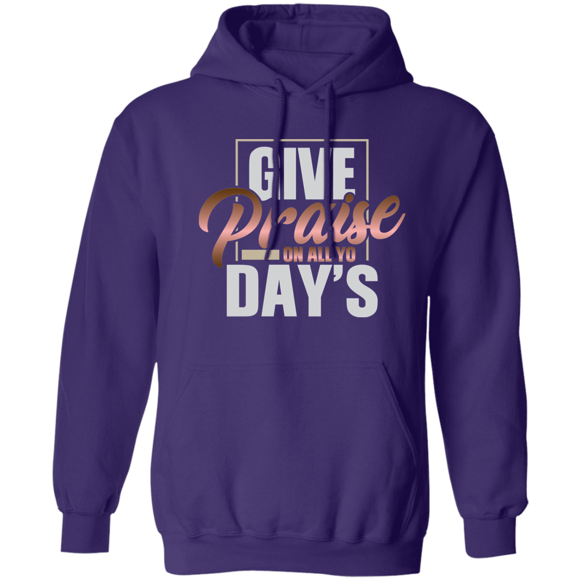 GIVE PRAISE HOODIE WHT