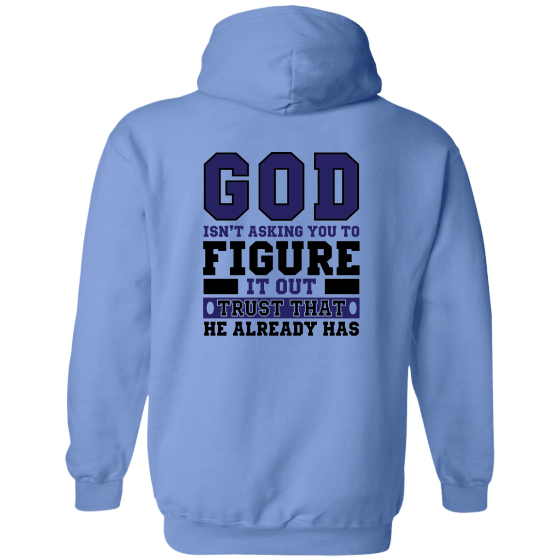 GOD ISN'T ASKING YOU Zip Up Hooded Sweatshirt