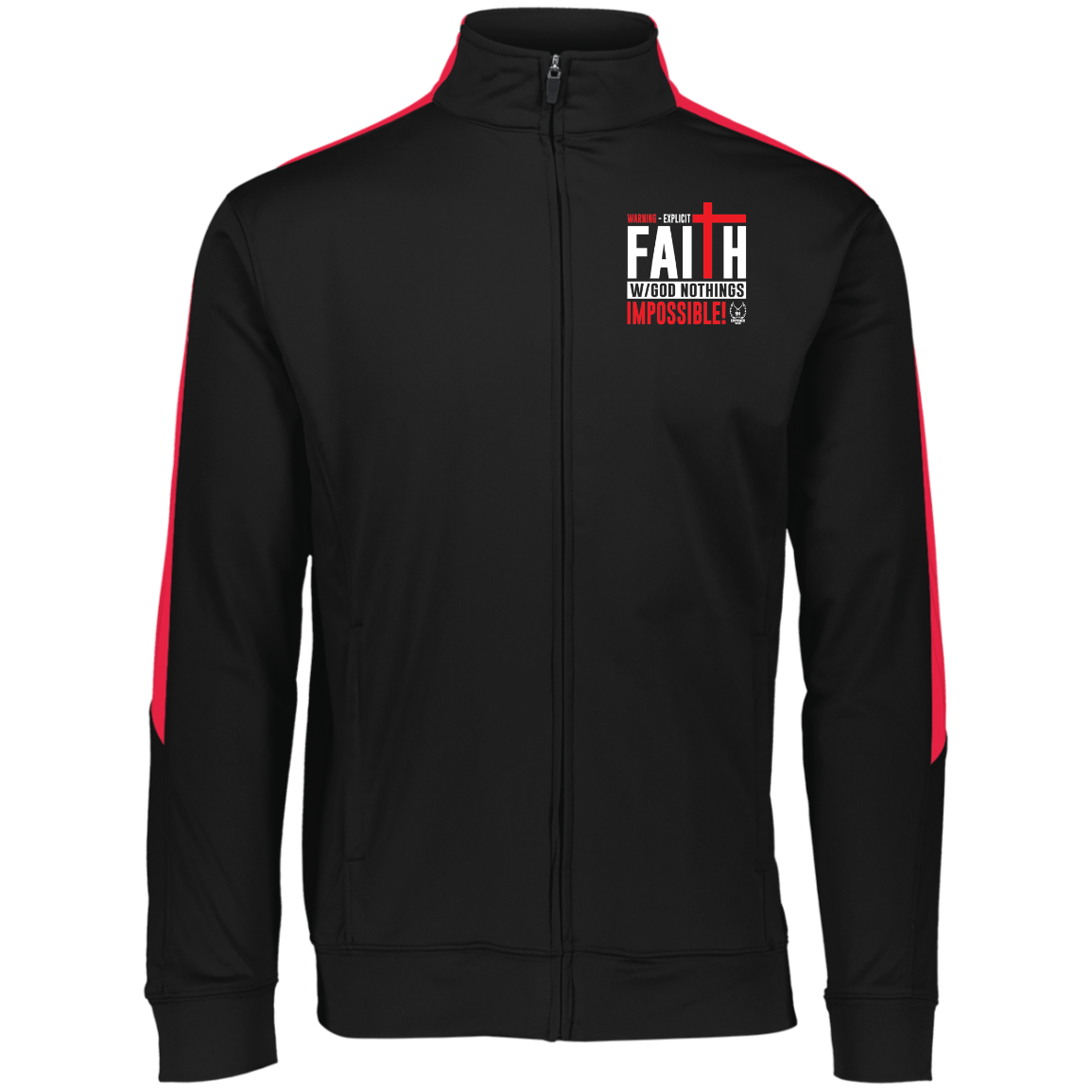 EXPLICIT FAITH Colorblock Full Zip