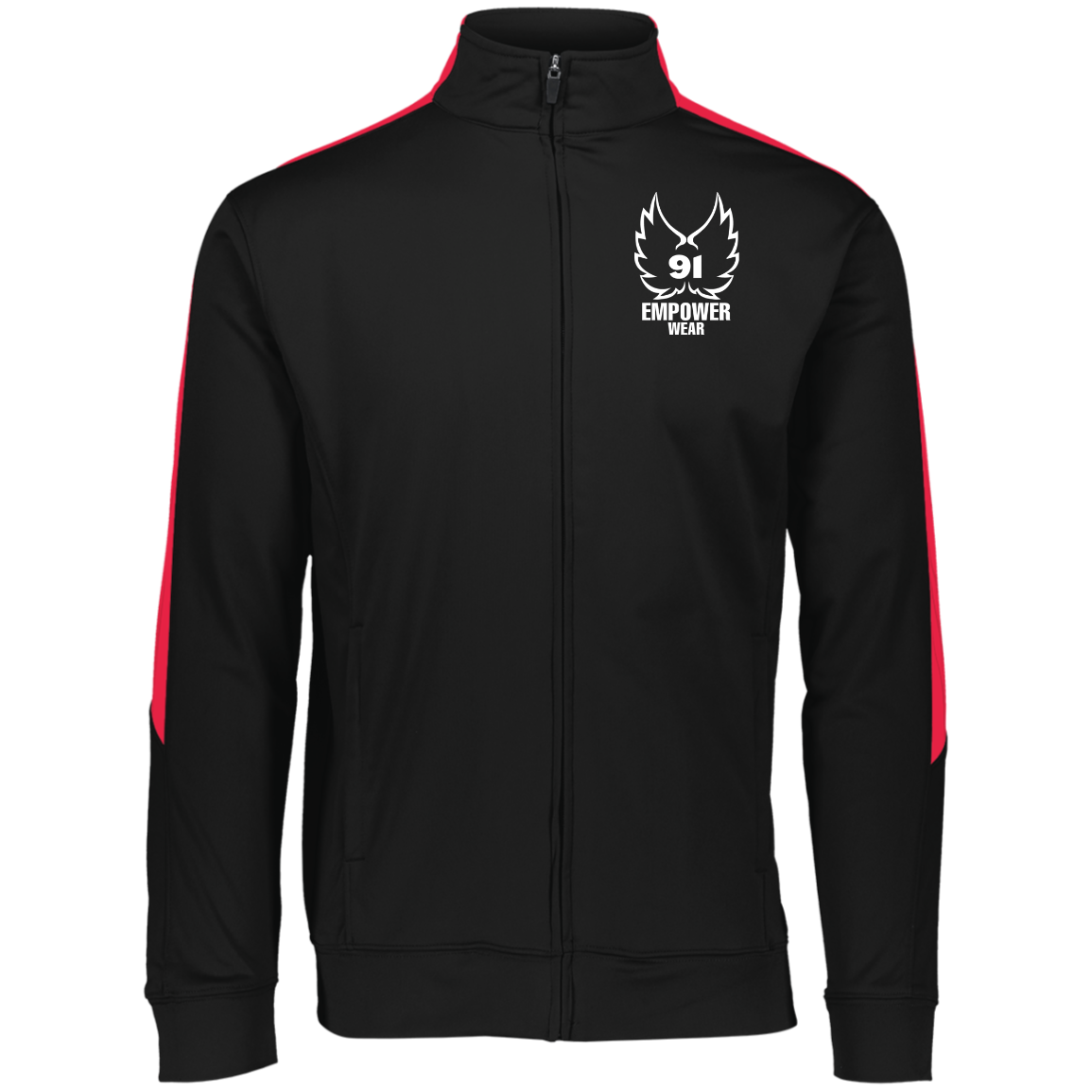 91 ANGEL LOGO Colorblock Full Zip