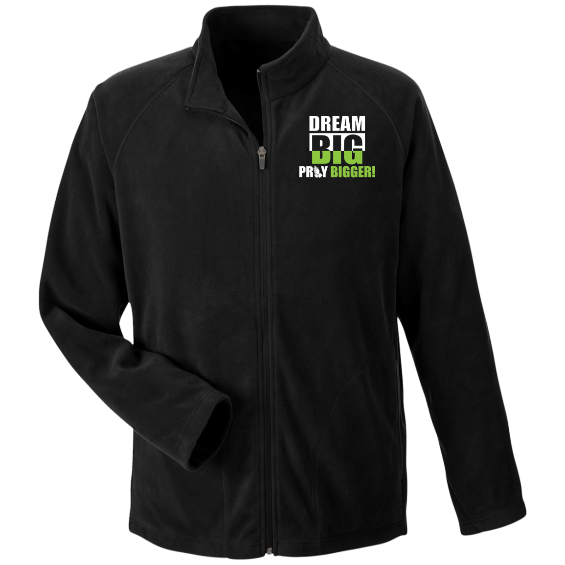 DREAM BIG PRAY BIGGER Microfleece Jacket