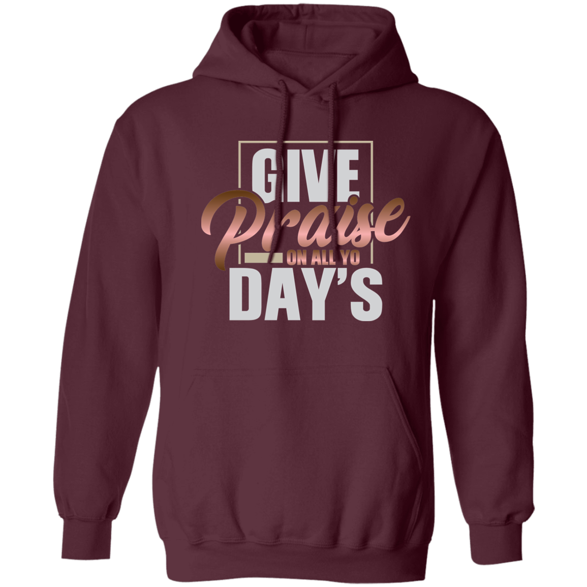 GIVE PRAISE HOODIE WHT