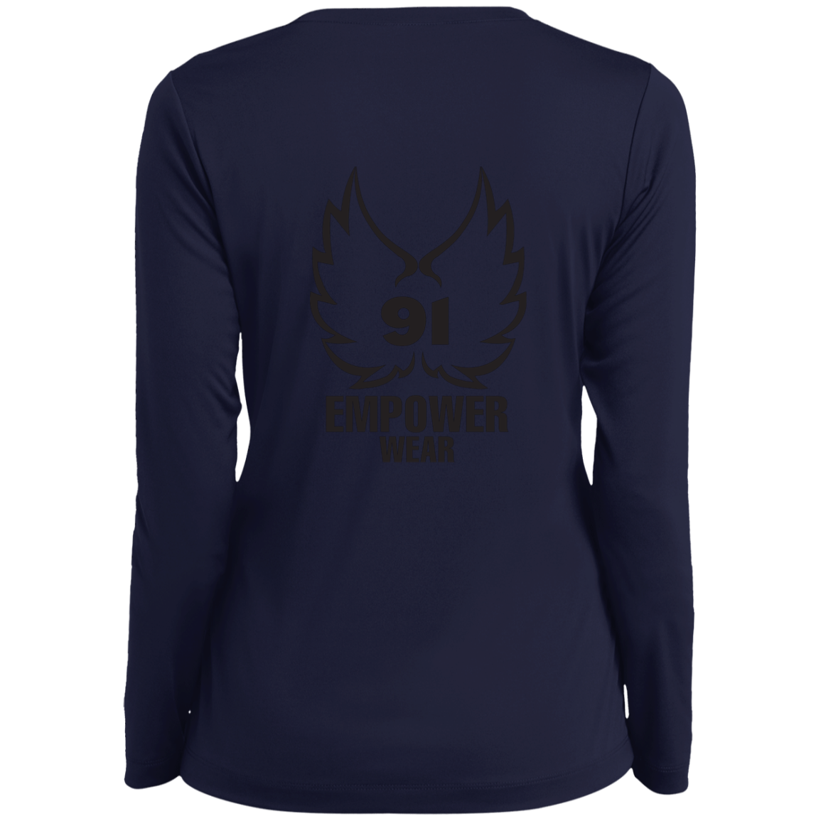 PAID ALLTO HIM I OWE Ladies’ Long Sleeve Performance V-Neck Tee