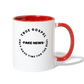 TRUE GOSPEL Contrast Coffee Mug - white/red