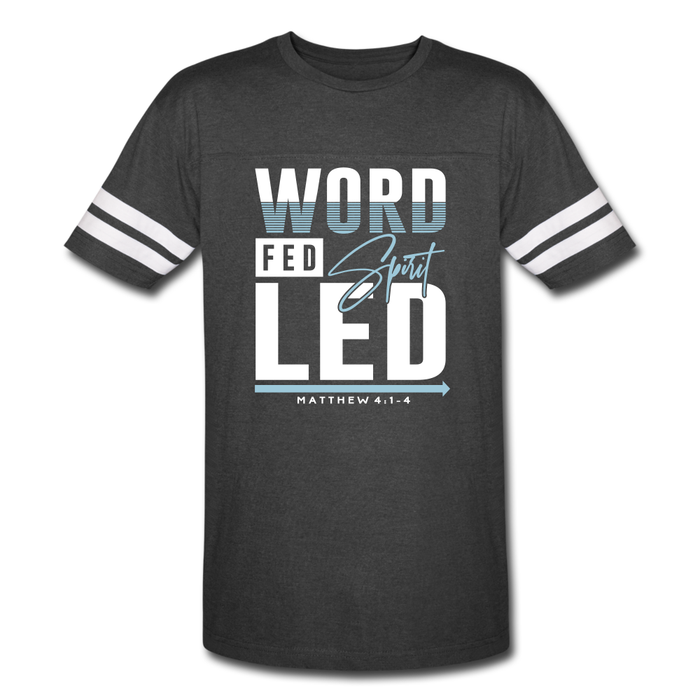 WORD FED SPIRIT LED Vintage Sport T-Shirt - vintage smoke/white
