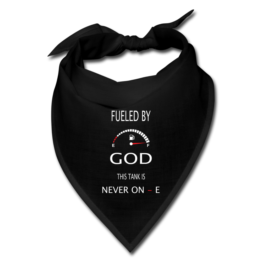 FUELED BY GOD Bandana - black