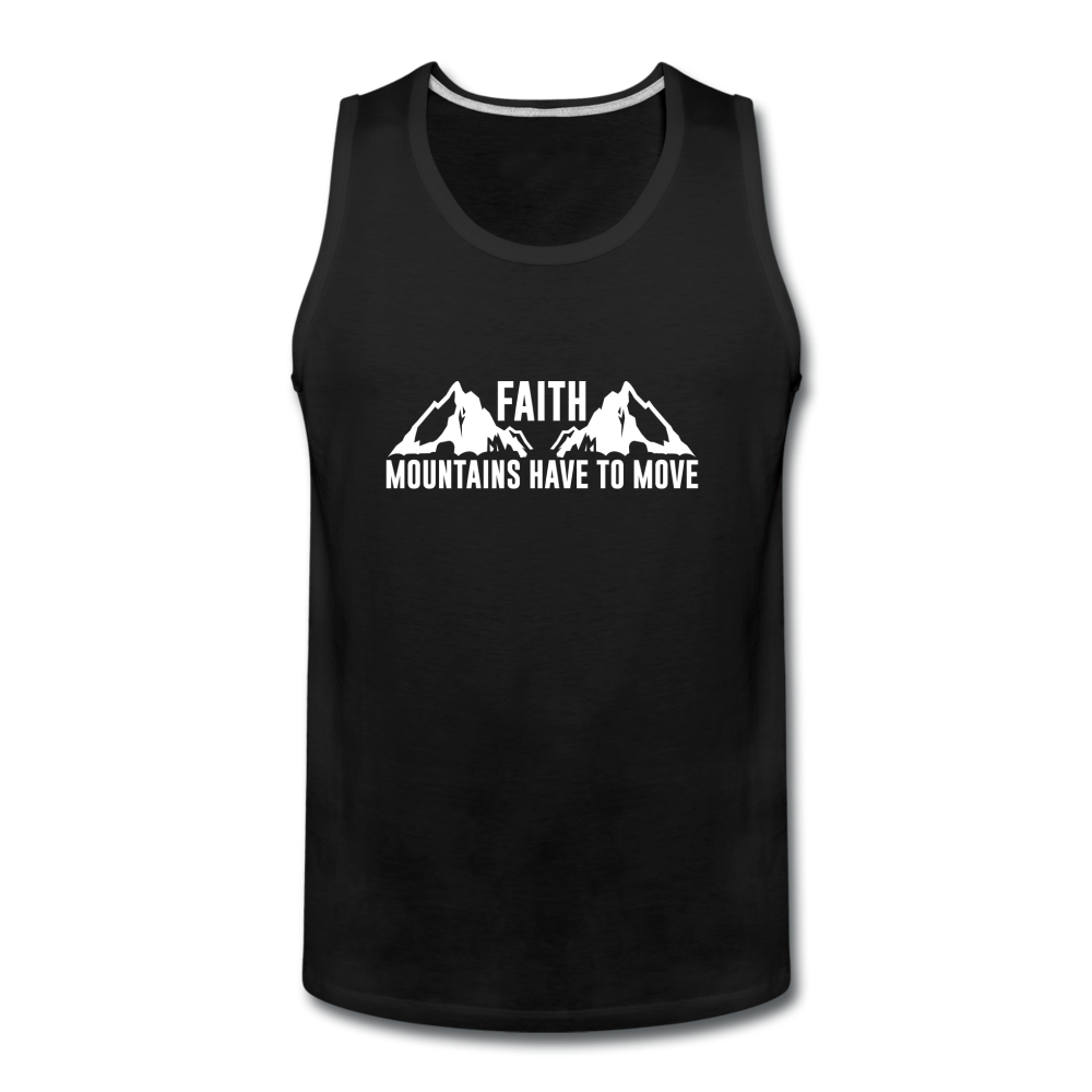 FAITH Mountains Have To Move Tank - black