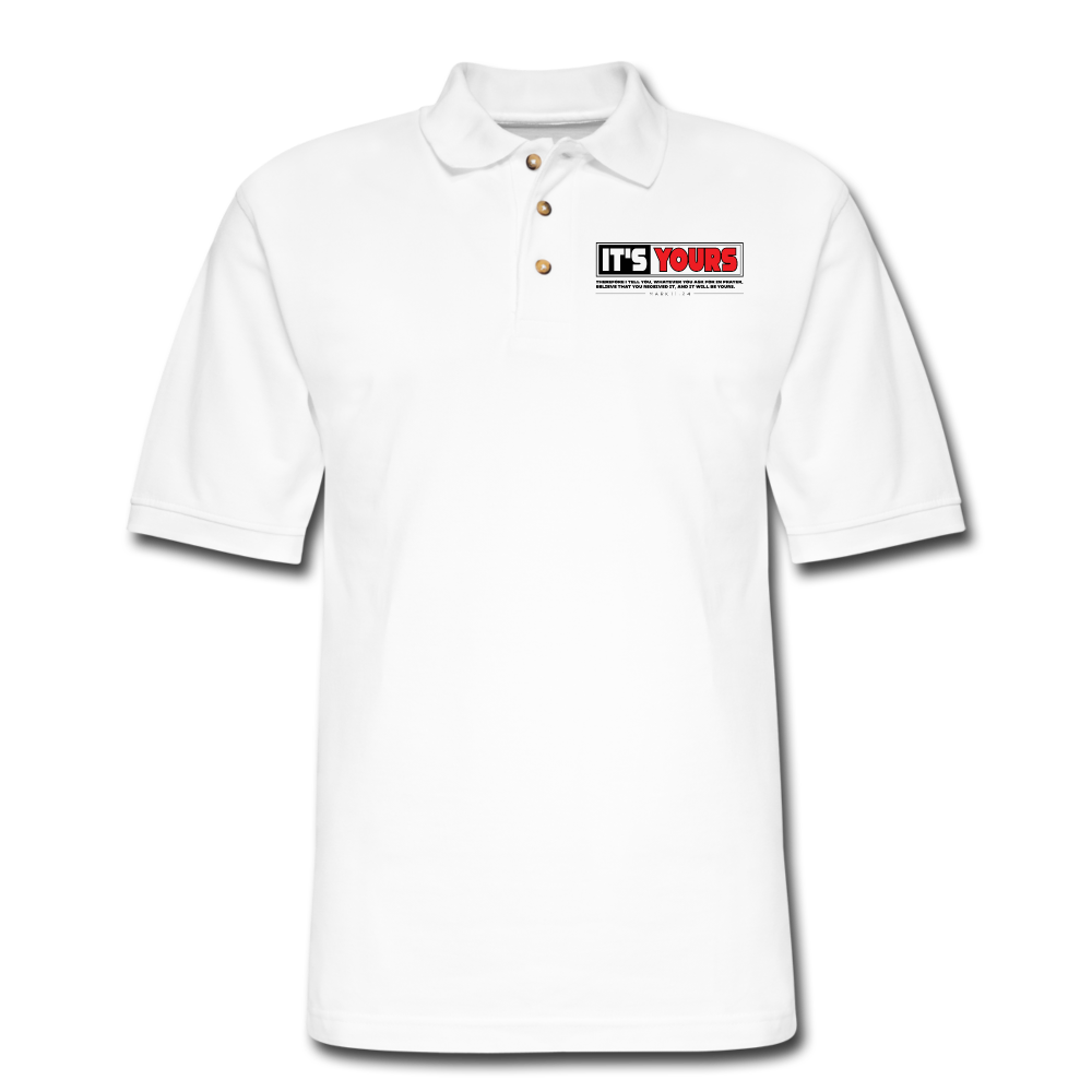IT'S YOURS Polo Shirt - white