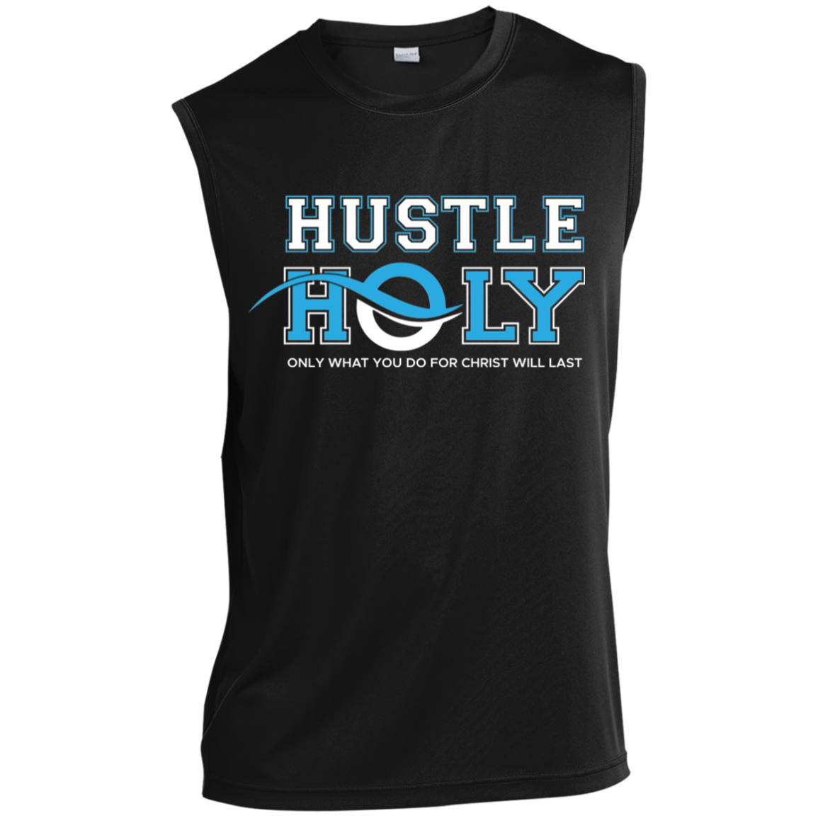 HUSTLE HOLY Sleeveless Performance Tee