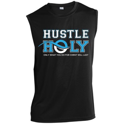 HUSTLE HOLY Sleeveless Performance Tee