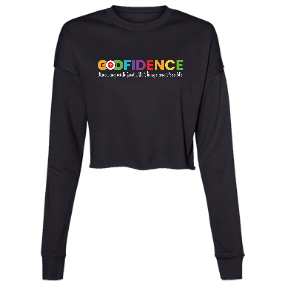 Godfidence cheapest Women's Cropped Sweatshirt