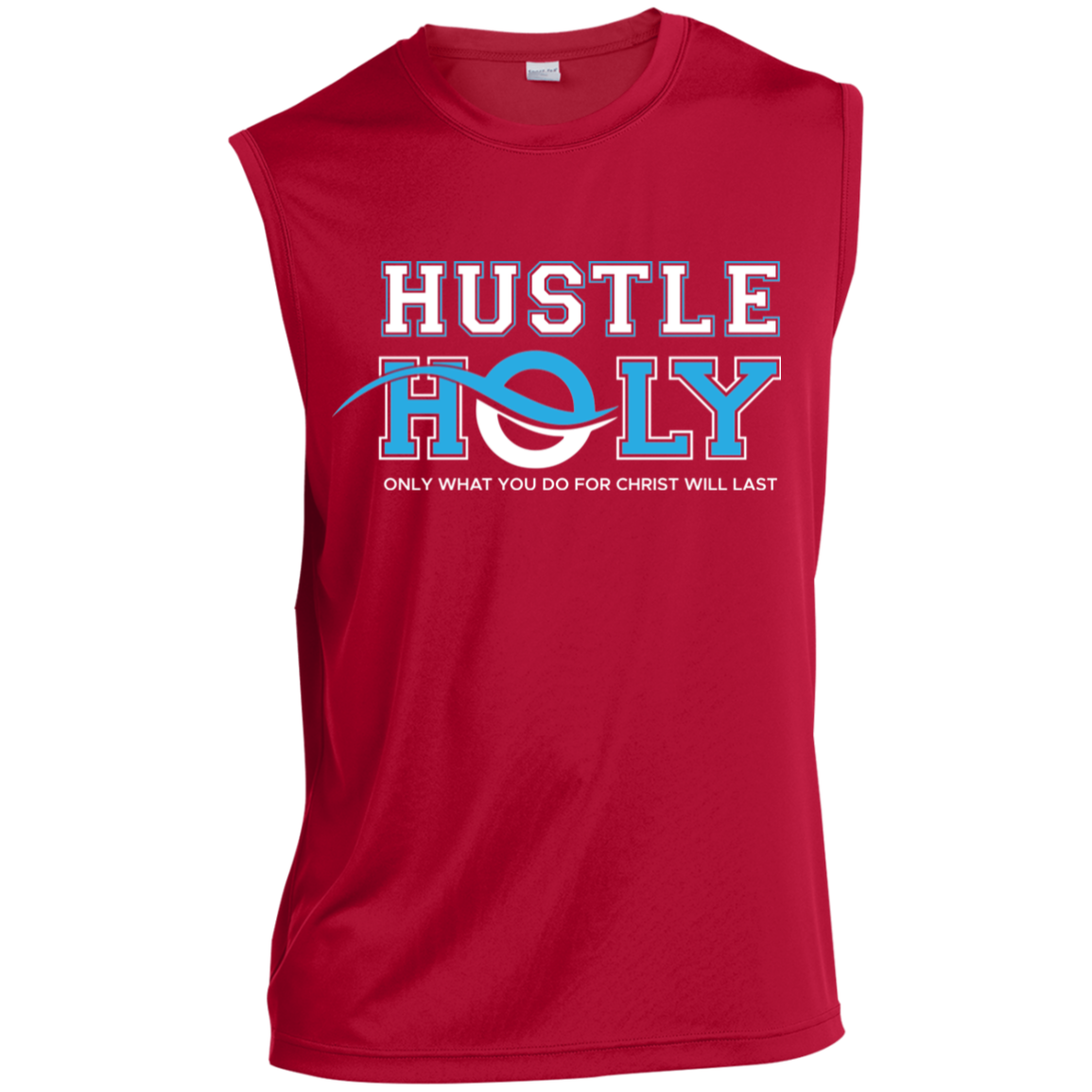 HUSTLE HOLY Sleeveless Performance Tee