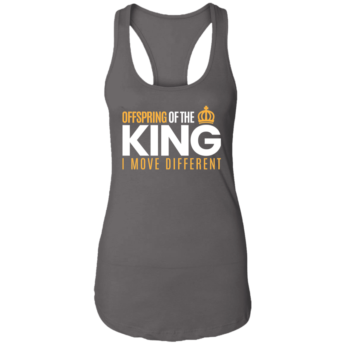 OFFSPRING OF THE KING Ladies Racerback Tank