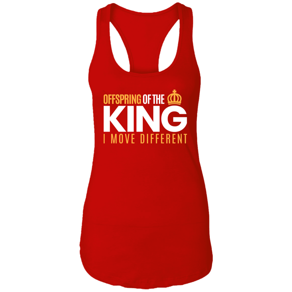 OFFSPRING OF THE KING Ladies Racerback Tank