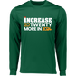 INCREASE Long Sleeve Moisture-Wicking Tee