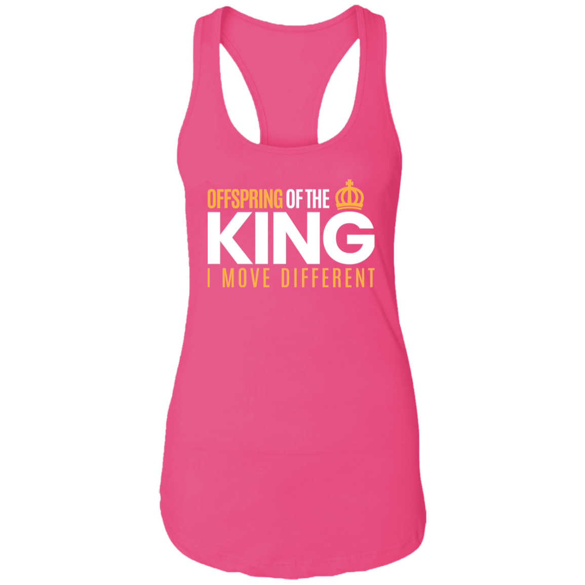 OFFSPRING OF THE KING Ladies Racerback Tank