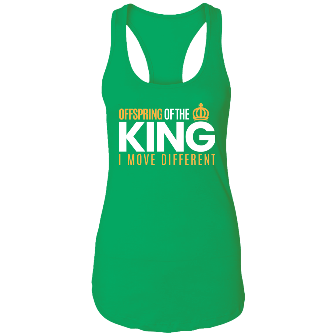 OFFSPRING OF THE KING Ladies Racerback Tank