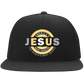 JESUS AMERICA'S MOST WANTED  Embroidered Flat Bill Twill Flexfit Cap