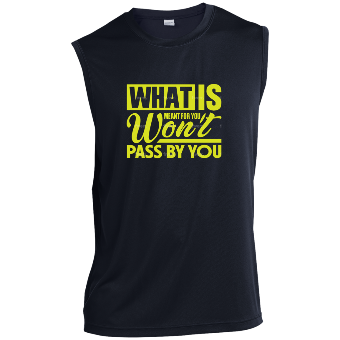 WHAT IS FOR YOU Sleeveless Performance Tee