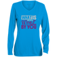 WHAT IS MEANT FOR YOU Moisture-Wicking Long Sleeve V-Neck Tee