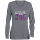 WHAT IS MEANT FOR YOU Moisture-Wicking Long Sleeve V-Neck Tee