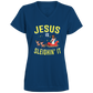JESUS IS SLEIGHING IT V-Neck Tee