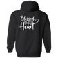 BLESSED WITH A DOPE HEART Zip Up Hooded Sweatshirt