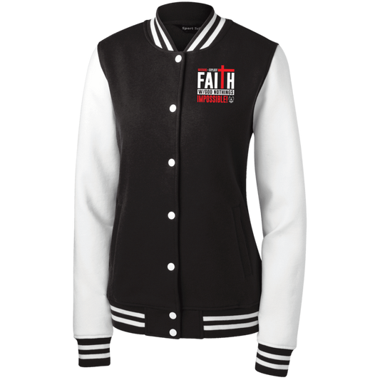 EXPLICIT FAITH Women's Letterman Jacket