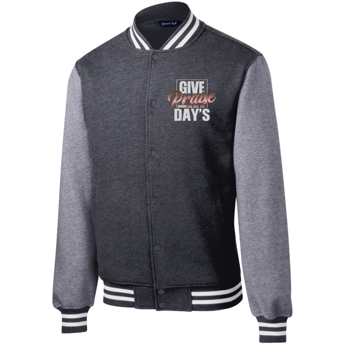 GIVE PRAISE On All YO Day’s Letterman Jacket