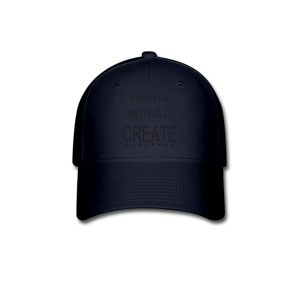 Hustle Motivate Create Cap - navy