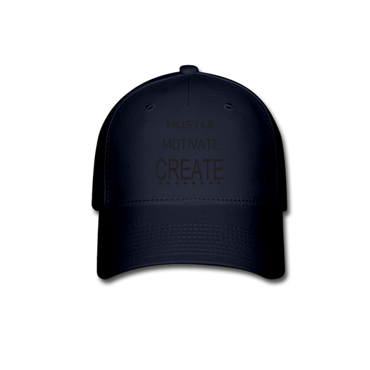 Hustle Motivate Create Cap - navy
