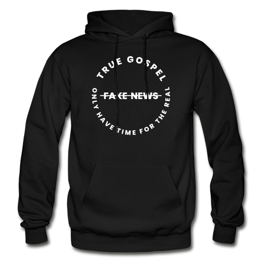 TRUE GOSPEL Heavy Blend Adult Hoodie - black