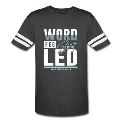 WORD FED SPIRIT LED Vintage Sport T-Shirt - vintage smoke/white
