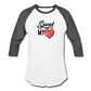 SPEAK TO MY HEART Baseball T-Shirt - white/charcoal