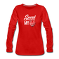 SPEAK TO MY HEART Long Sleeve T-Shirt - red