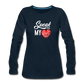 SPEAK TO MY HEART Long Sleeve T-Shirt - deep navy